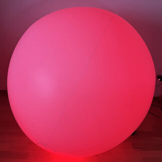 Ballon 1m en PVC lumineux foule - Public - sans marquage